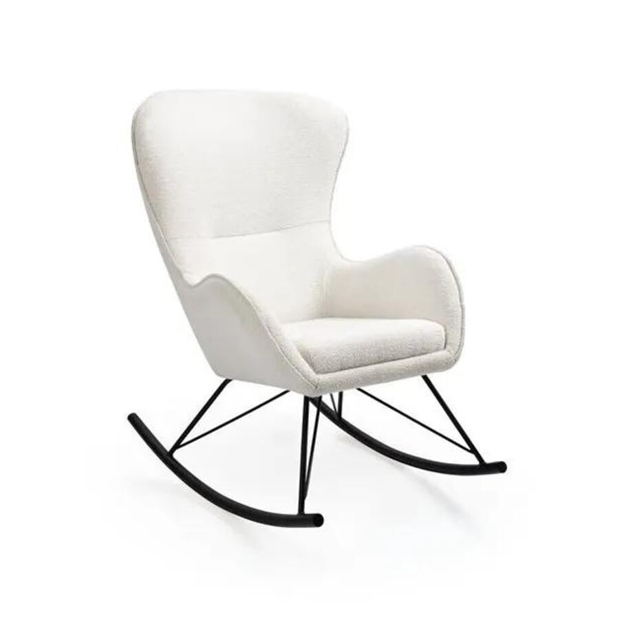 Fotel bujany LIBERTO 3 biały