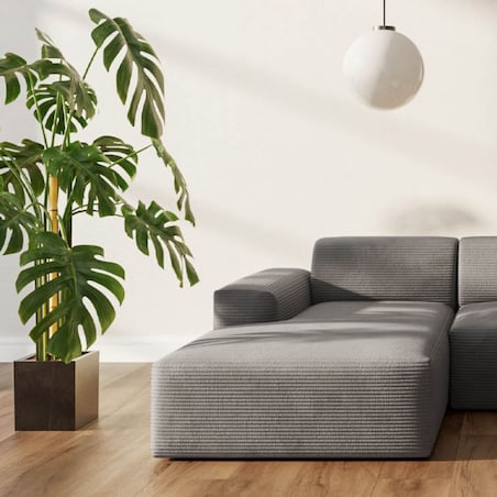 Villet Sofa narożna lewa szara