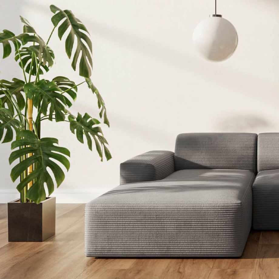 Villet Sofa narożna lewa szara