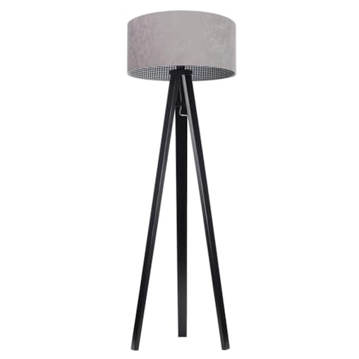 Lampa stojąca HOME 50 szara/czarna