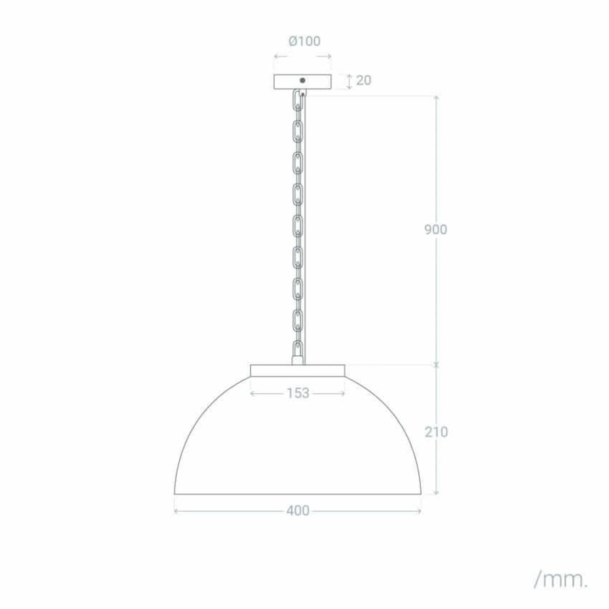 Drewniana lampa wisząca Boho ABR-NLW35-BH-E27 Abruzzo kopuła naturalny