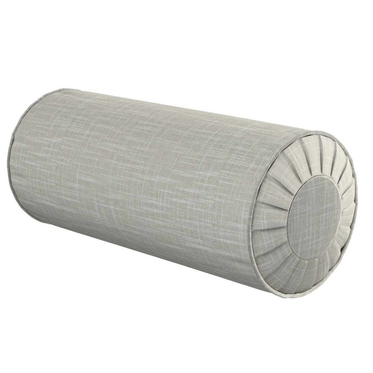 Poduszka wałek z zakładkami, beżowy, Ø20 x 50 cm, Harmony