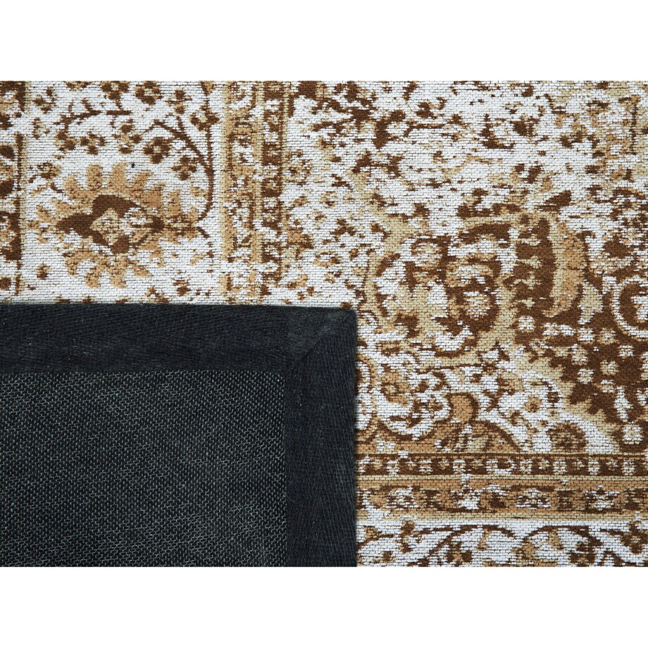 Dywan bawełniany 140 x 200 cm beżowy ALMUS