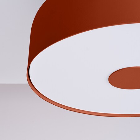 Plafon OMIQ ochra czerwona