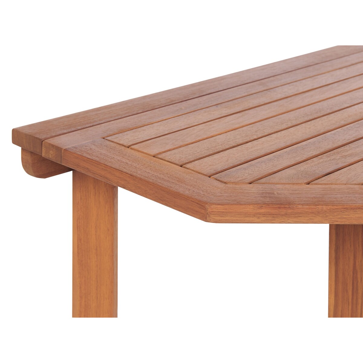 Stolik balkonowy składany akacjowy 110 x 47 cm jasne drewno TREIA