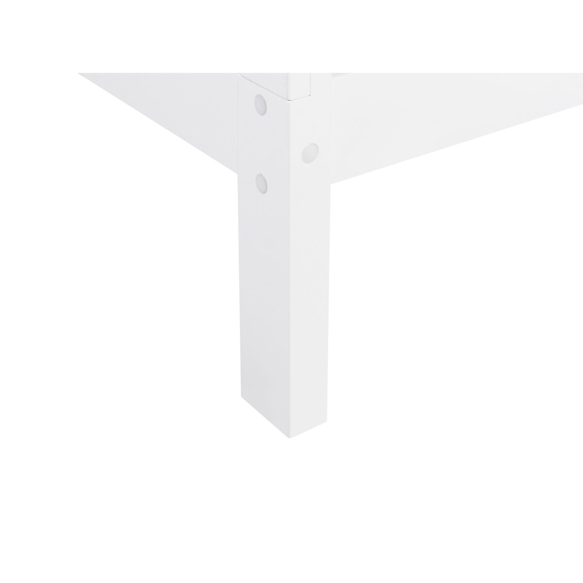 Łóżko dziecięce tipi drewniane 90 x 200 cm białe DEVAY