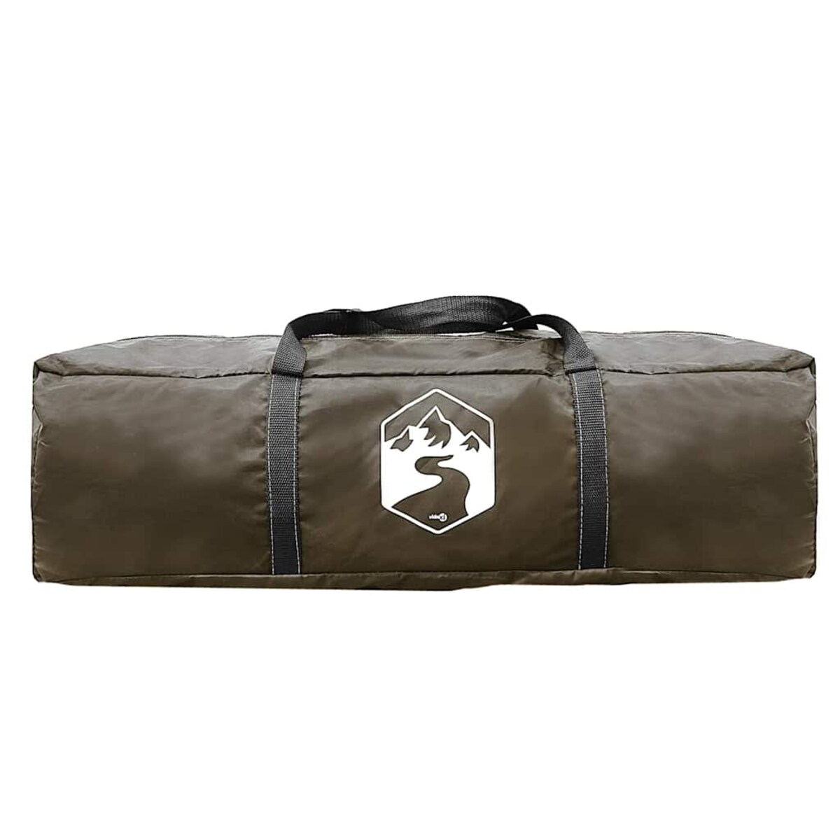 vidaXL Namiot turystyczny, 4-os., tunelowy, brązowy, wodoszczelny