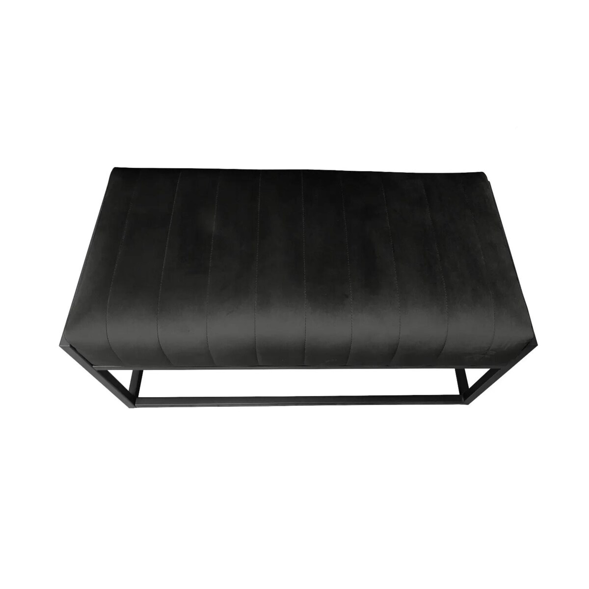 Ławka LILU MG VELVET czarna