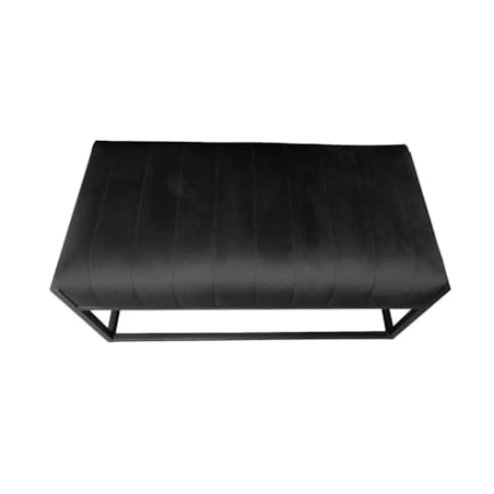 Ławka LILU MG VELVET czarna