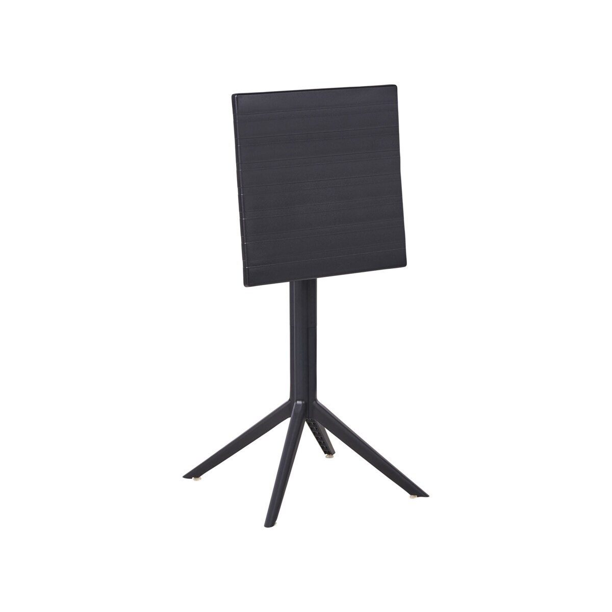 Stolik ogrodowy barowy LEMNOS 60 cm 60 cm Czarny