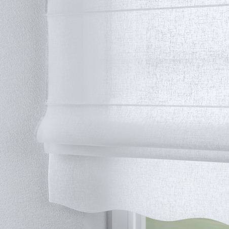 Roleta rzymska Florencja 120x150 prześwitująca biała