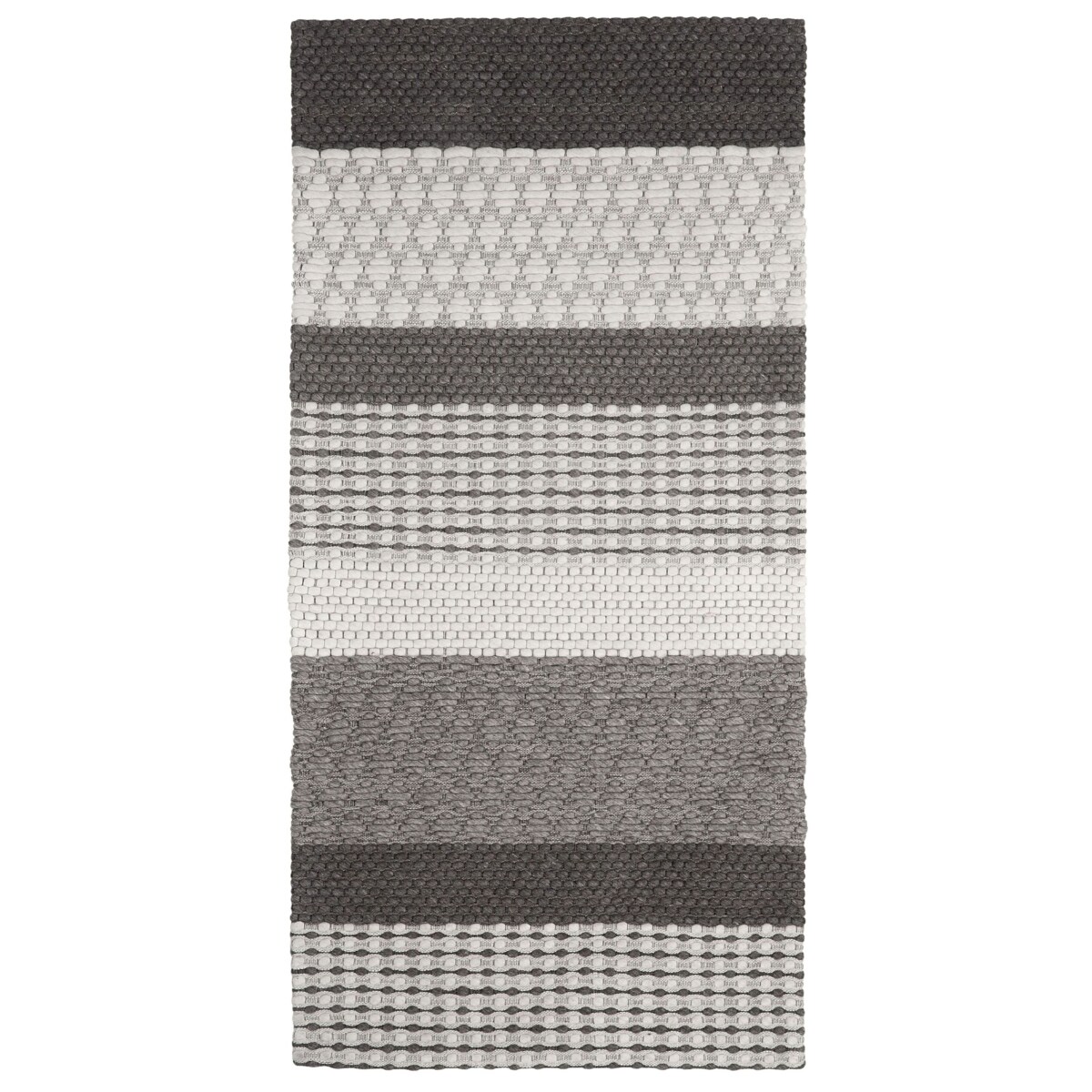 Dywan wełniany 80 x 150 cm szary AKKAYA