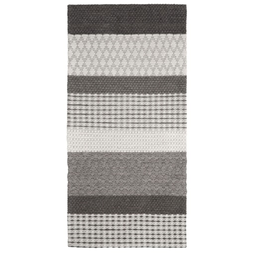 Dywan wełniany 80 x 150 cm szary AKKAYA