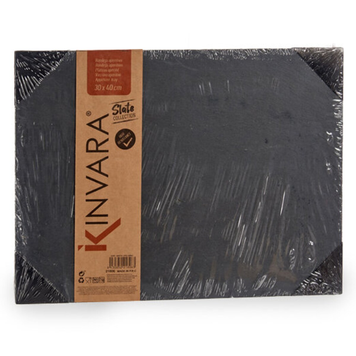 Taca na przystawki MONOLIT z kamienia łupkowego, 30 x 40 cm