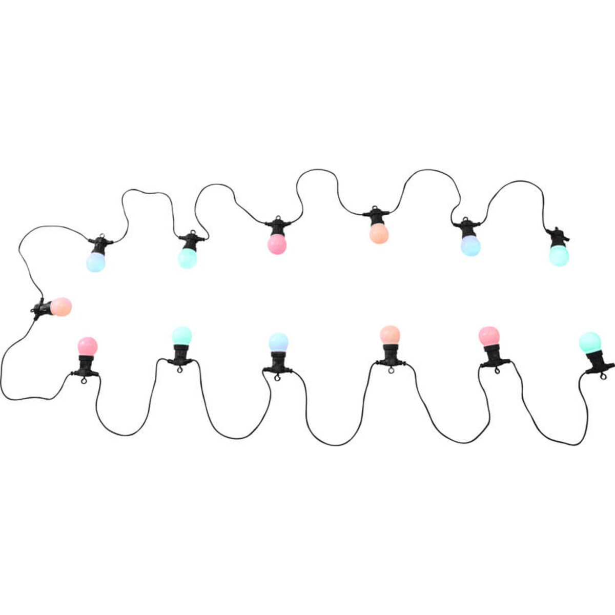 Ogrodowa girlanda light bulbs 12,5m 20 LED 0,48W multikolor