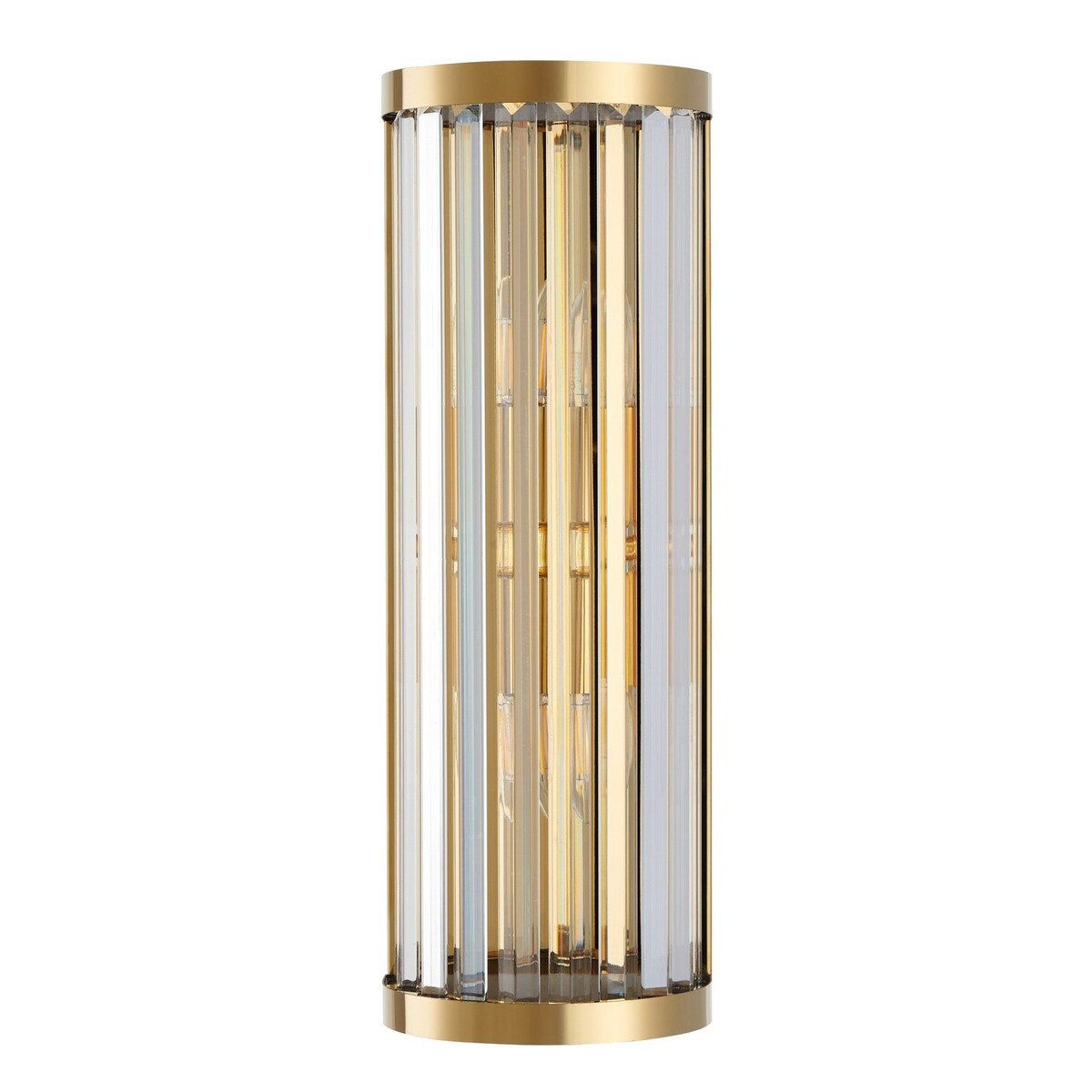 Lampa ścienna EXELLENT kryształowa złota 45 cm