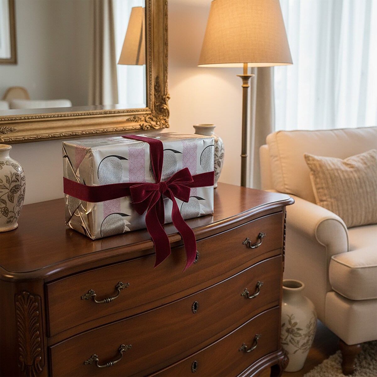 Papier Prezentowy Do Pakowania Prezentów 20 m MEGAROLKA Ozdobny Do Paczek Na Walentynki Urodziny