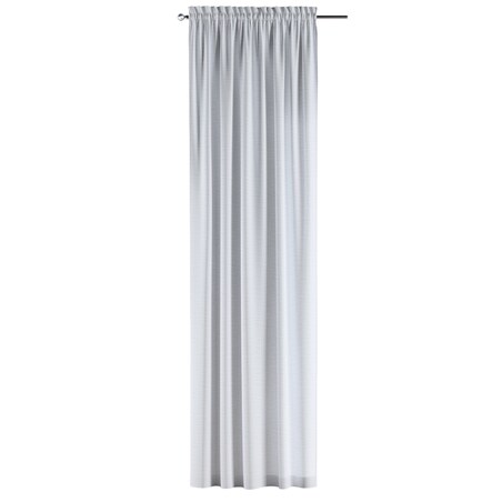 Zasłona na kanale z grzywką 1 szt. 130x260 biały