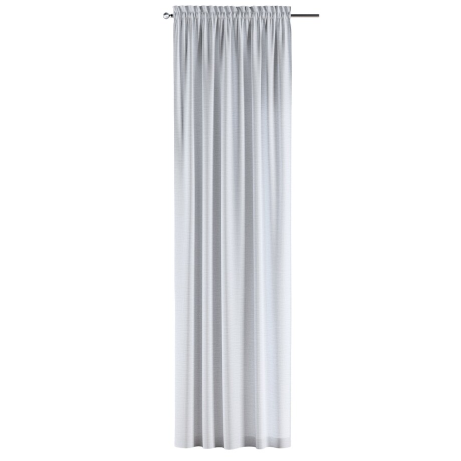 Zasłona na kanale z grzywką 1 szt. 130x260 biały