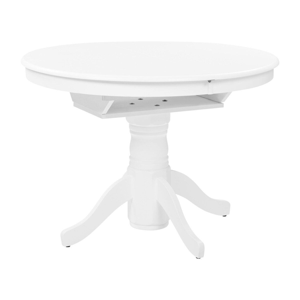 Stół do jadalni rozkładany 106/150 x 106 cm biały AKRON