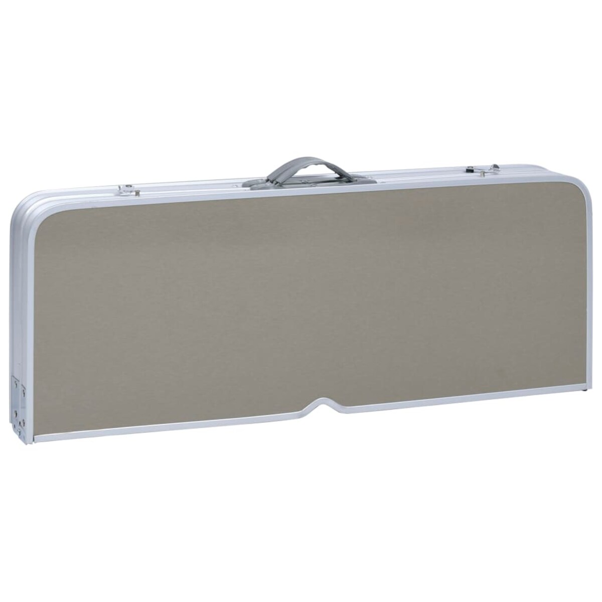 vidaXL Składany stolik turystyczny z 4 siedziskami, stal, aluminium