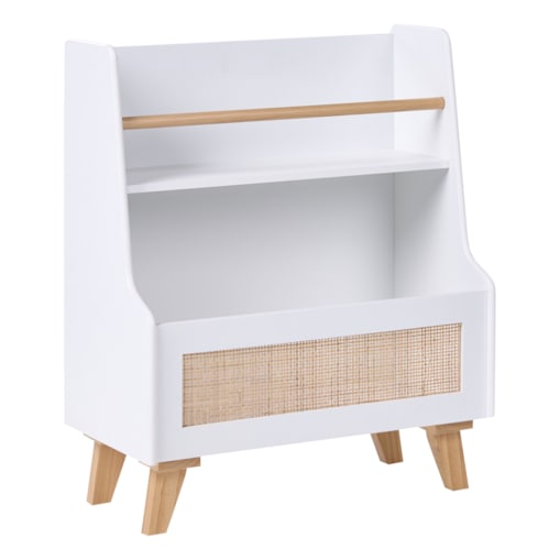 Regał na książki 2 półki JACKIT 72 cm Biały