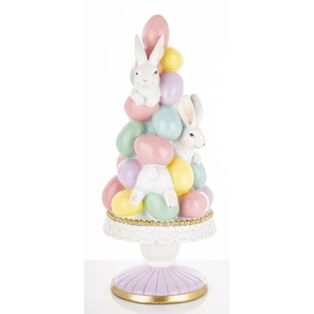 Dekoracja - wielkanocna piramida z pisanek 27x11,5x11,5 cm PIRAMIDE-2