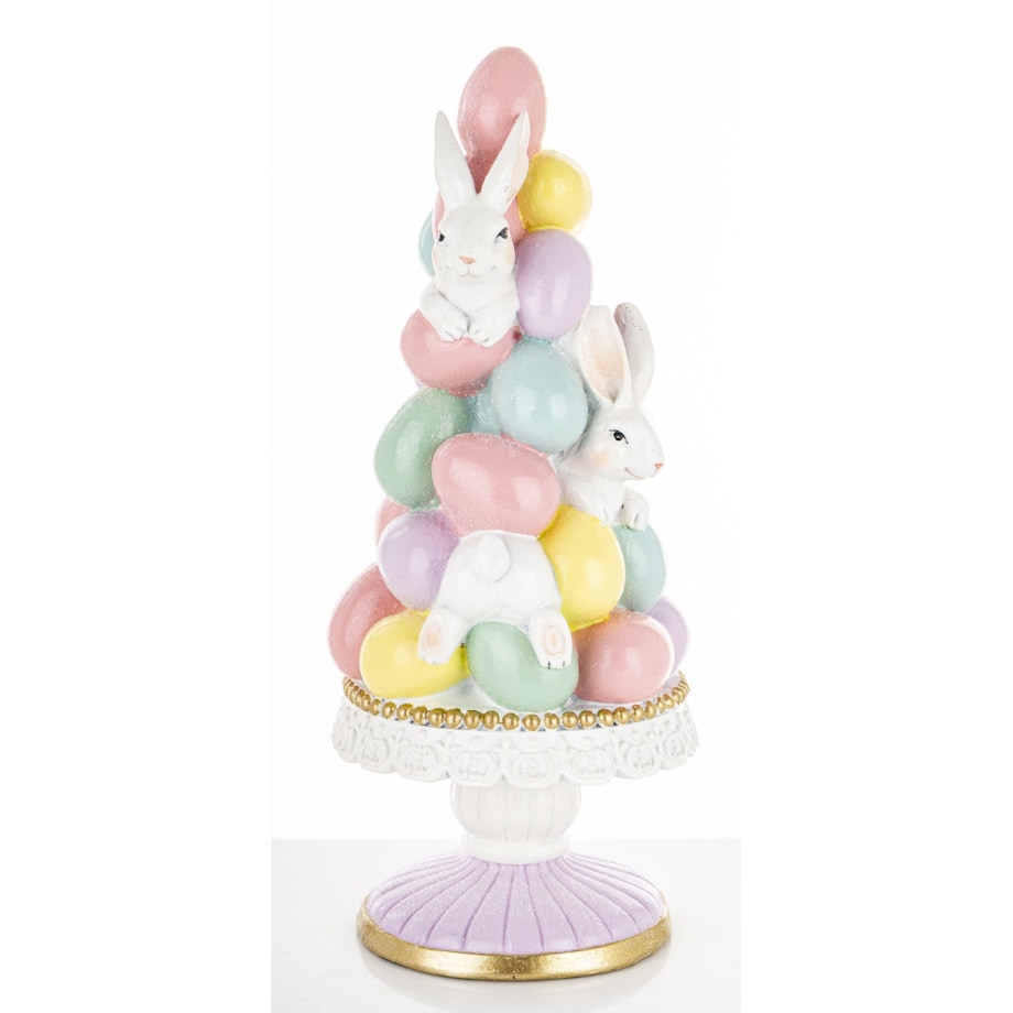 Dekoracja - wielkanocna piramida z pisanek 27x11,5x11,5 cm PIRAMIDE-2