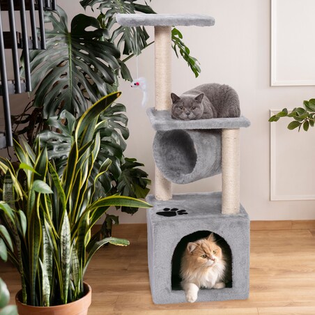 DRAPAK DLA KOTÓW SZARY 322137 XL