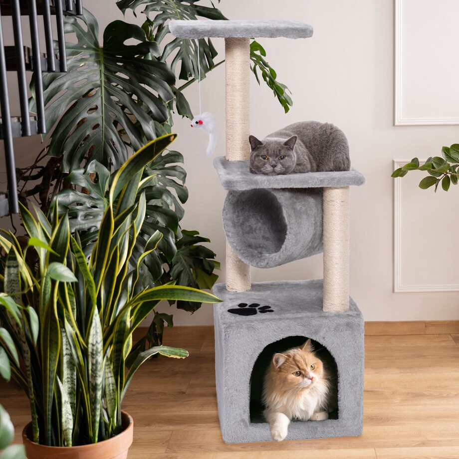 DRAPAK DLA KOTÓW SZARY 322137 XL