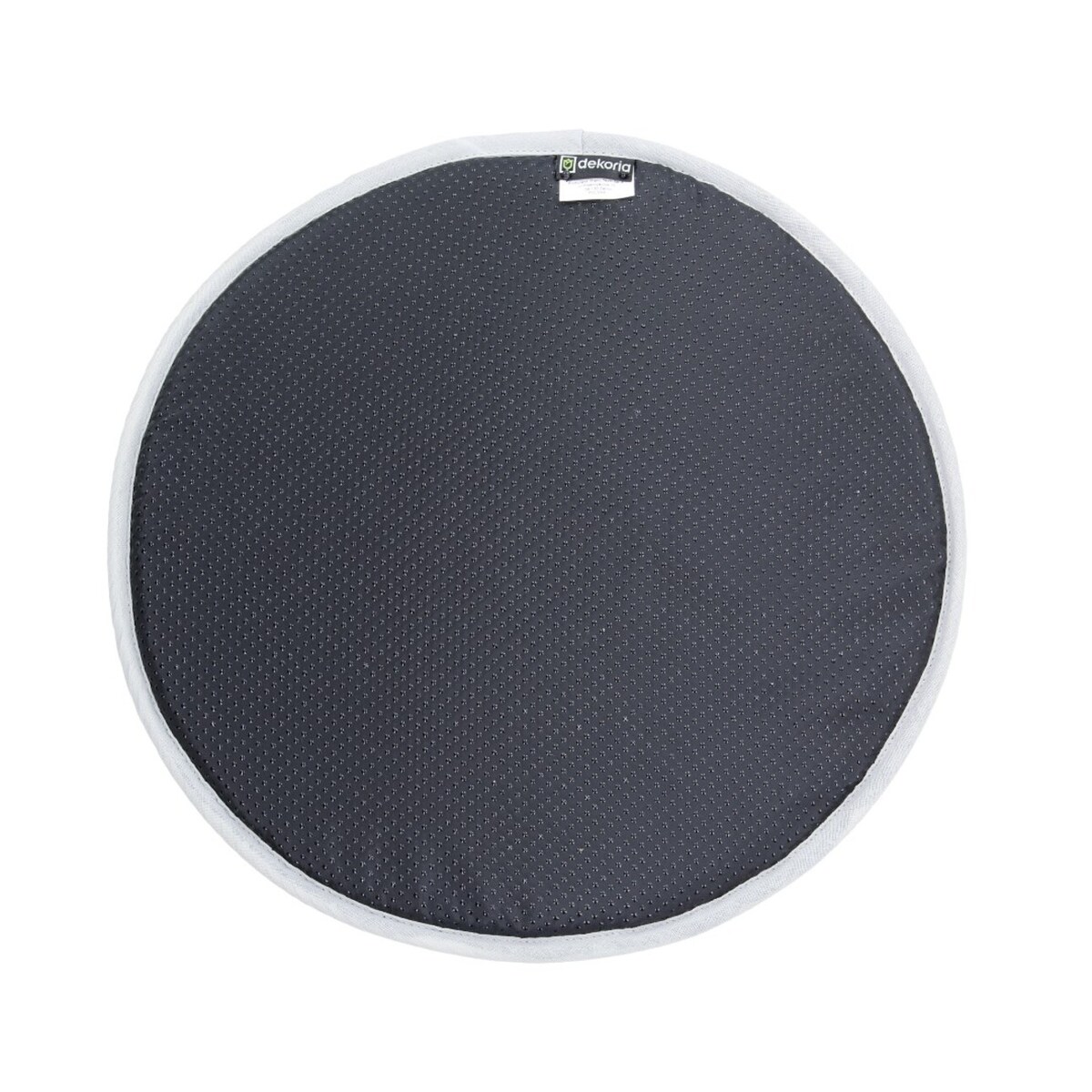 Siedzisko na krzesło Dot silver, śr. 34 x 2cm