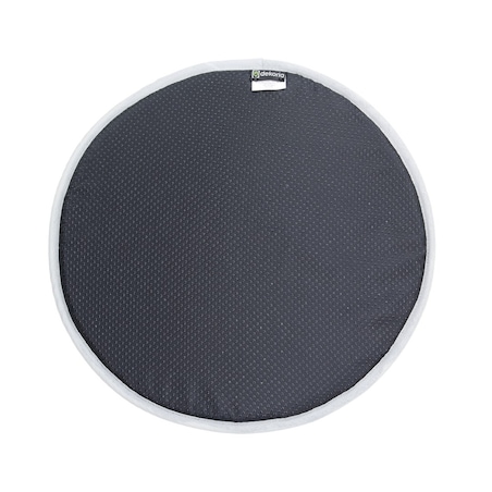 Siedzisko na krzesło Dot silver, śr. 34 x 2cm