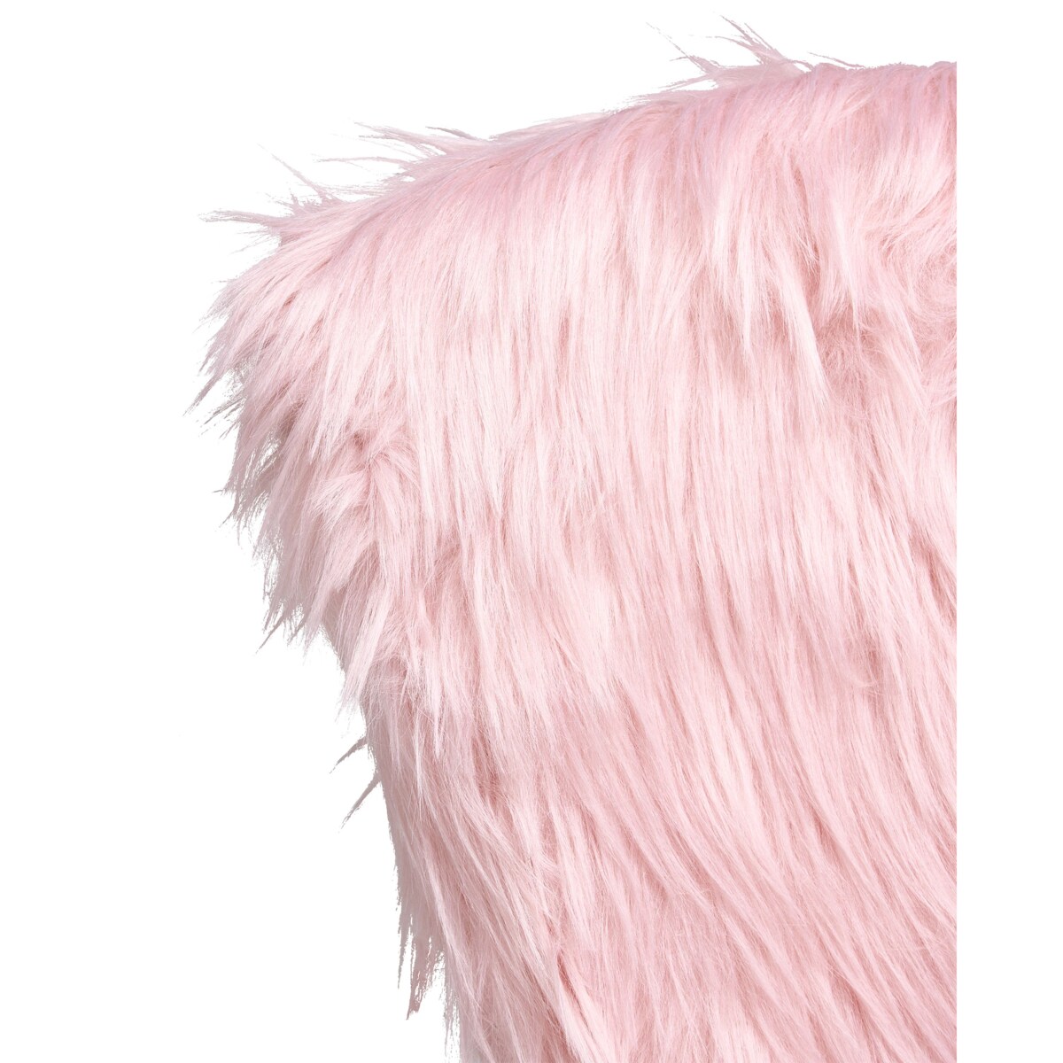 Krzesło obrotowe Obrotowy MARGATE Sztuczne futro Pastelowy róż