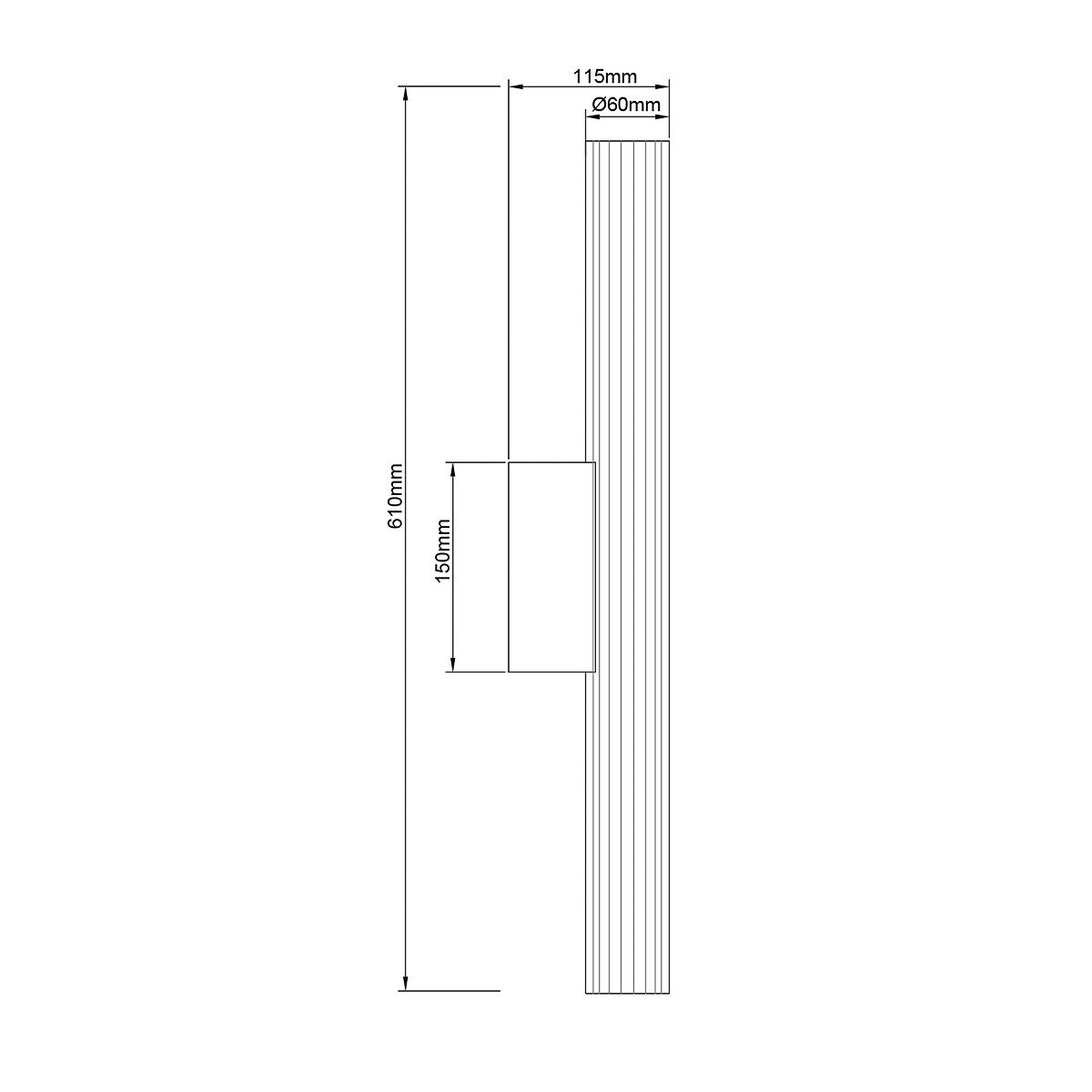 Kinkiet Light Prestige Linea transparentny LED CCT 3000K/4000K/6000K (regulowana) 1 szt.