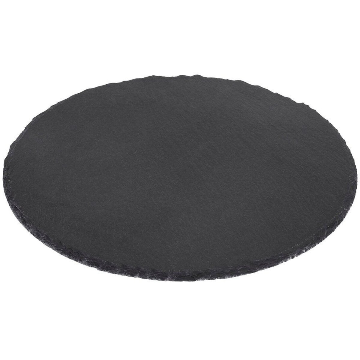 Deska do serwowania potraw, okrągła taca na przekąski z kamienia łupkowego