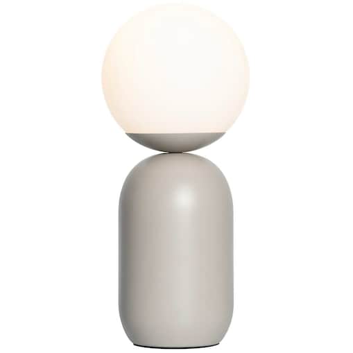 Lampa stołowa Notti 2011035010 Nordlux kula ball biała szara