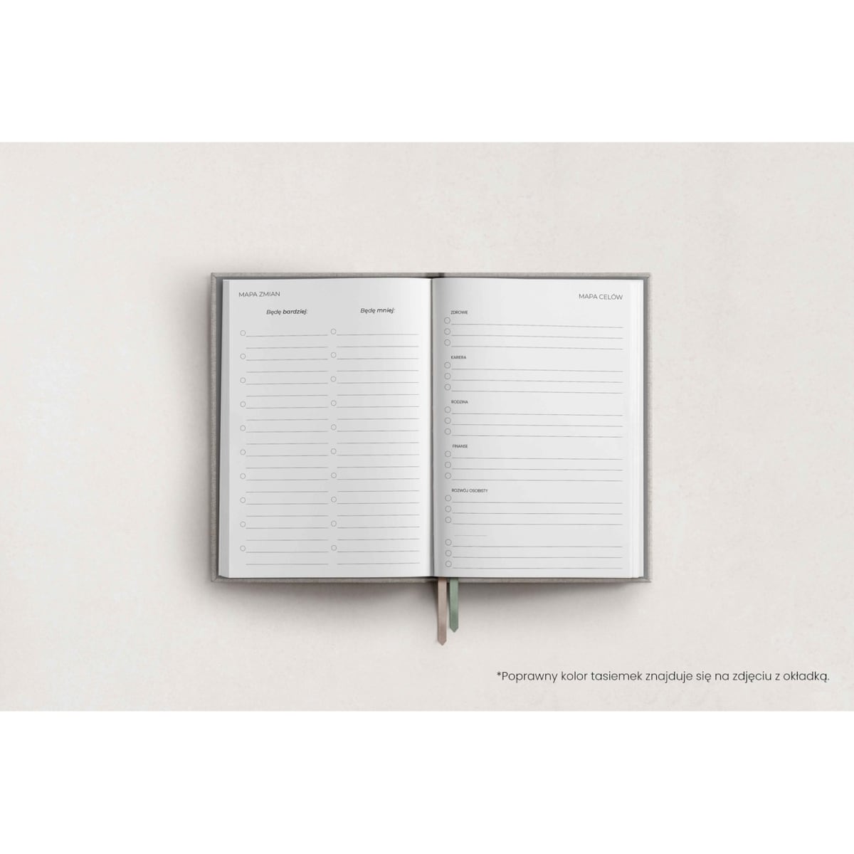 Organizer NIEDATOWANY DZIENNY – Verde – OUTLET