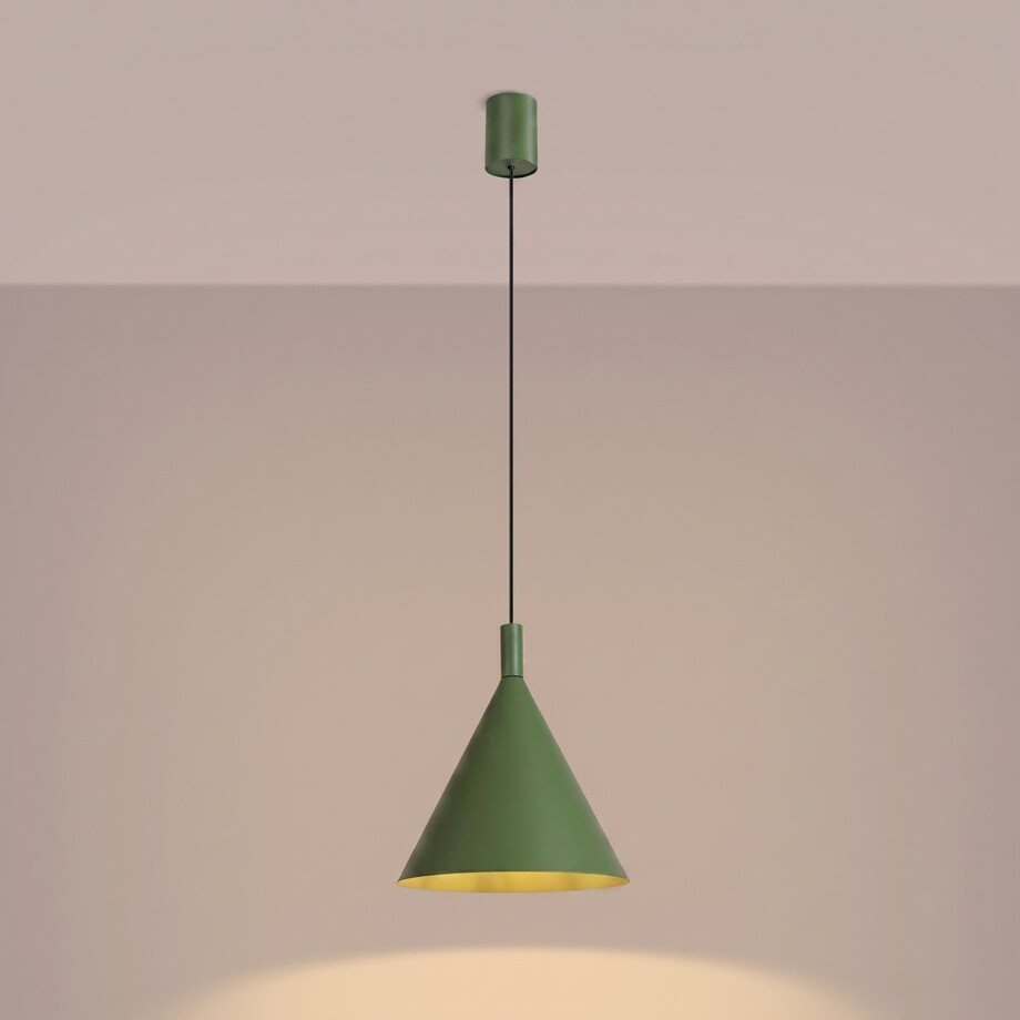 Lampa wisząca NOX 25 zielona oliwka