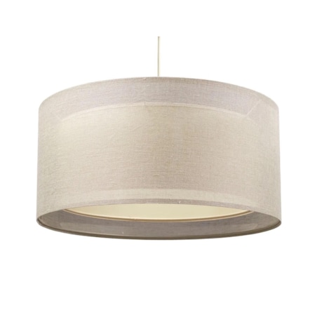 Lampa wisząca DUO LEN LIGHT 60 beżowa