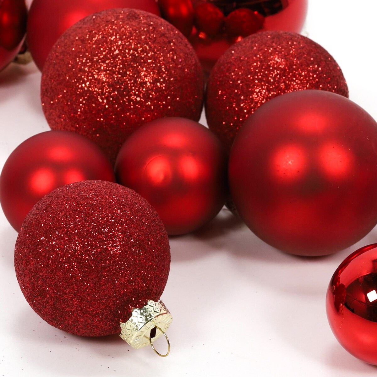 Zestaw bombek świątecznych w różnych rozmiarach, 70 szt.