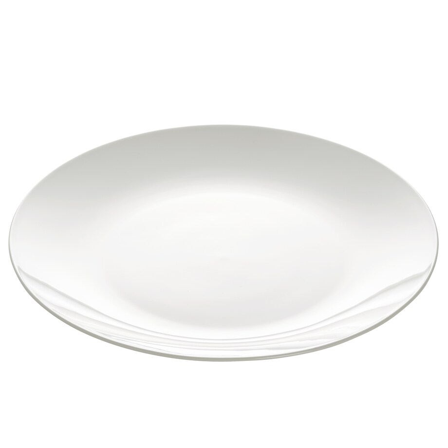 Talerz obiadowy Cashmere Round, biały, 28 cm