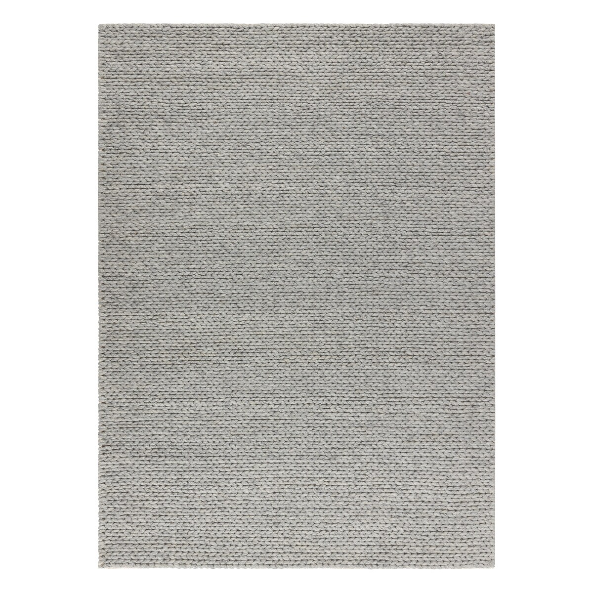 Dywan wełniany TAHAR 99004G szary - RĘCZNIE 90x150 cm