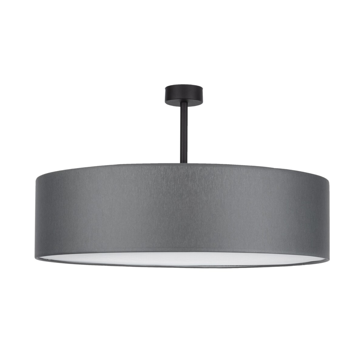 Lampa sufitowa TK Lighting RONDO GRAPHITE 600 4239 grafitowa 4xE27 60 cm plafon do salonu i sypialni