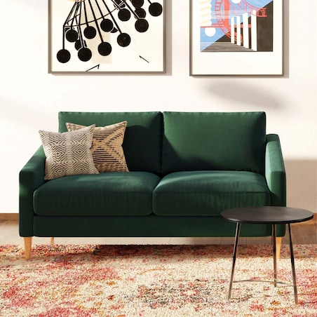 Karoto sofa 2 osobowa Ciemnozielona