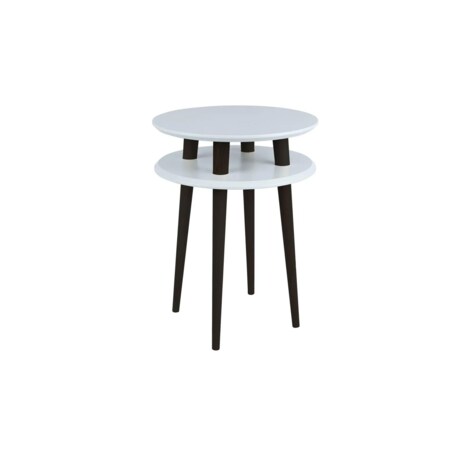 Stolik kawowy UFO HIGH 45x45 jasnoszary/czarny