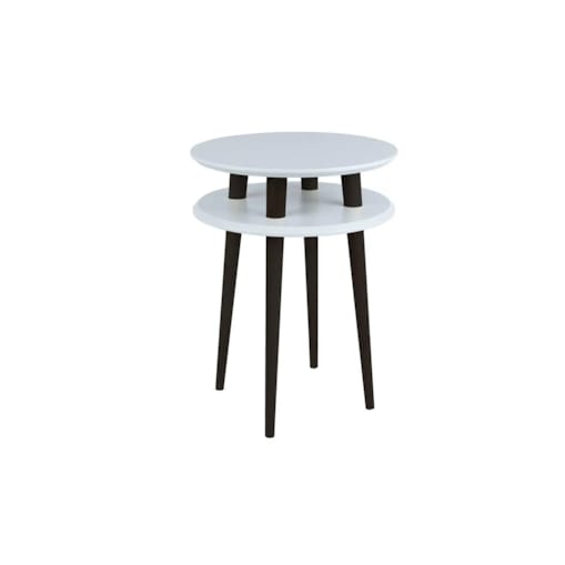 Stolik kawowy UFO HIGH 45x45 jasnoszary/czarny