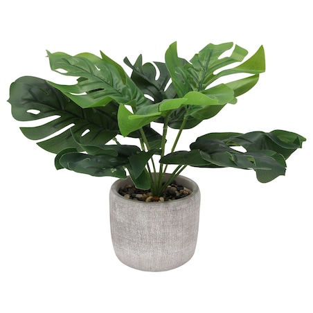 Sztuczny kwiat JAK ŻYWY do wazonu MONSTERA dekoracja roślina ZIELONA