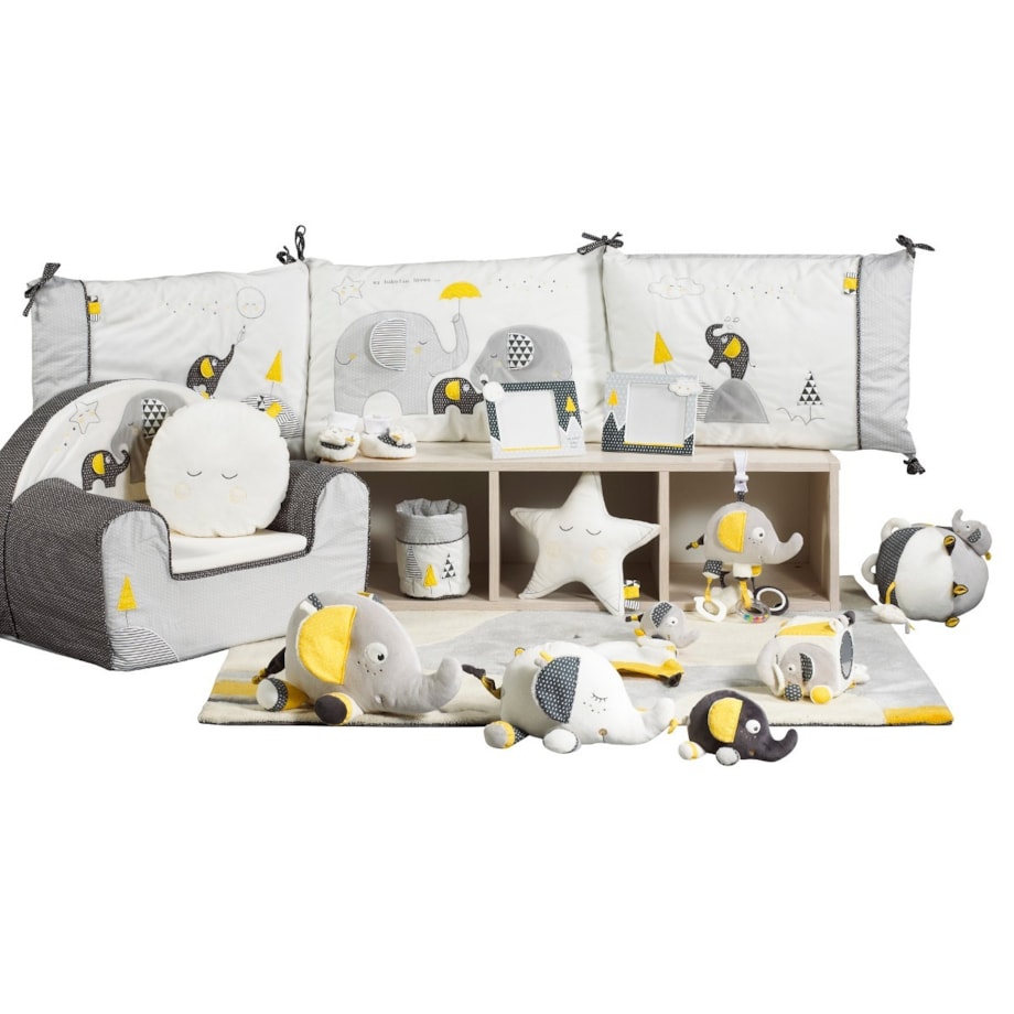 Przytulanka Mała słoń BABYFAN Sauthon