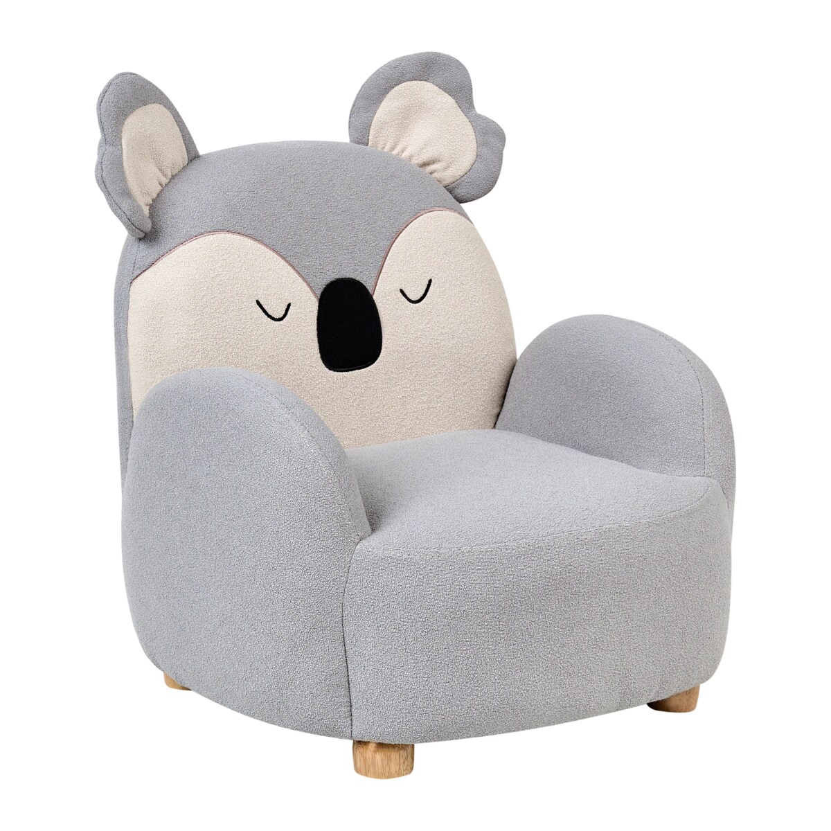 Fotel dziecięcy koala szary HERVIK