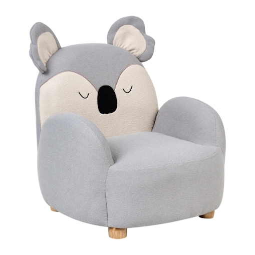 Fotel dziecięcy koala szary HERVIK